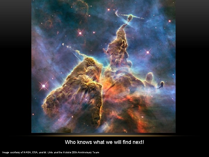 Who knows what we will find next! Image courtesy of NASA, ESA, and M.