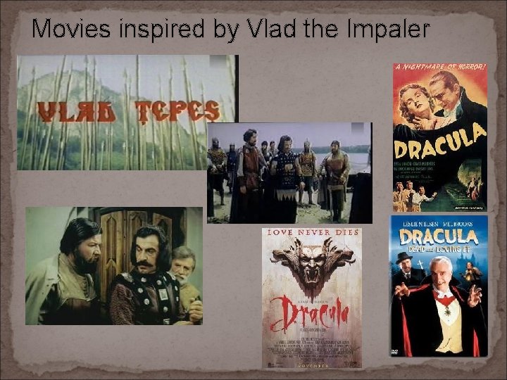 Movies inspired by Vlad the Impaler 