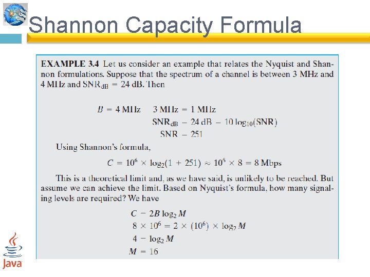 Shannon Capacity Formula 