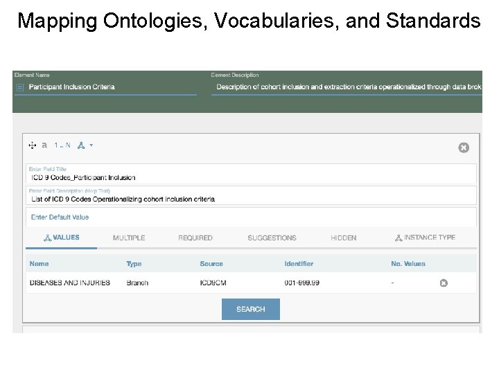 Mapping Ontologies, Vocabularies, and Standards 