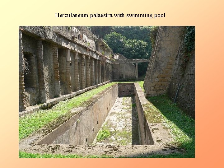 Herculaneum palaestra with swimming pool 