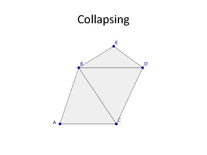 Collapsing 