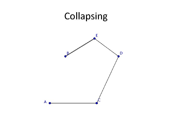 Collapsing 