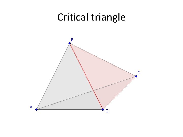 Critical triangle 