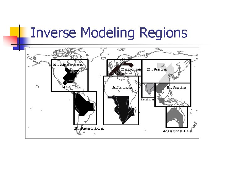 Inverse Modeling Regions 