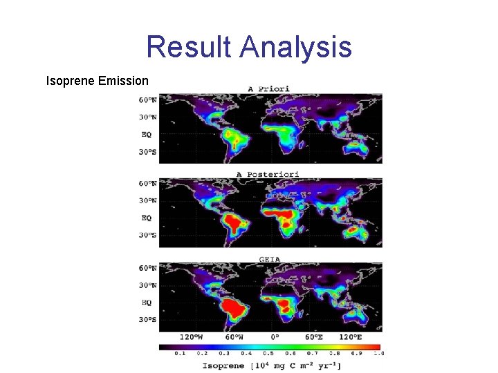 Result Analysis Isoprene Emission 