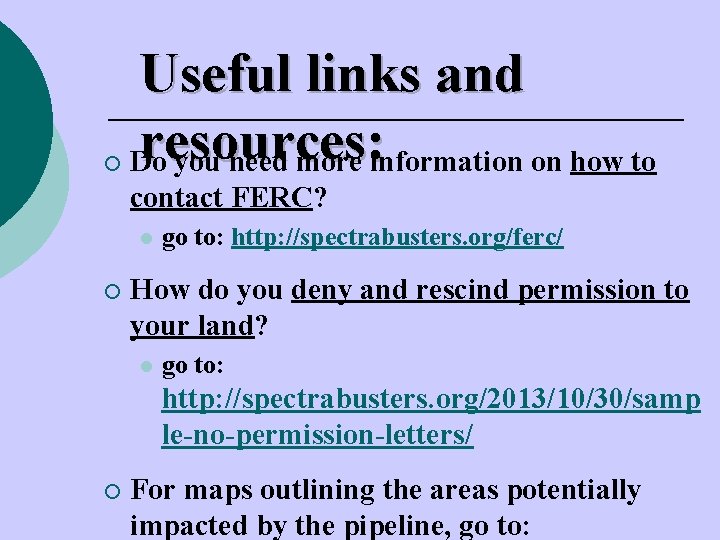 ¡ Useful links and resources: Do you need more information on how to contact