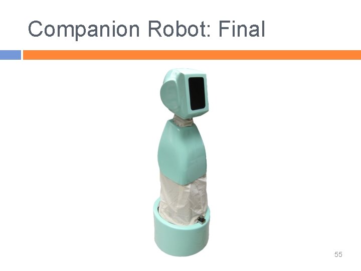 Companion Robot: Final 55 