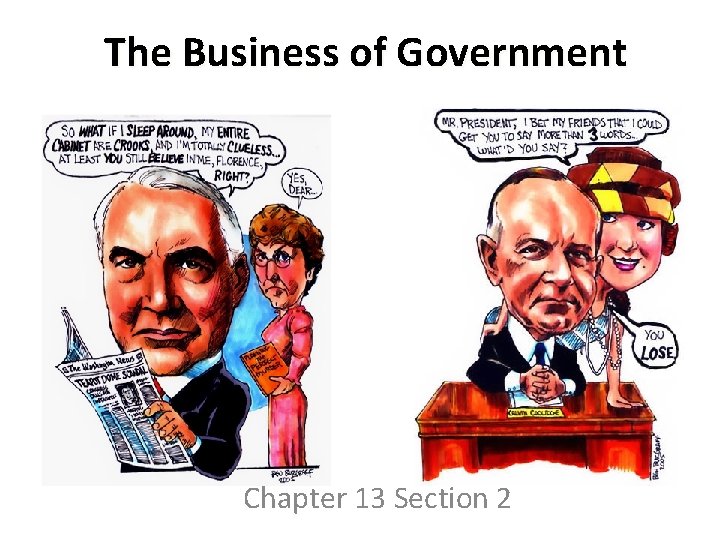 The Business of Government Chapter 13 Section 2 