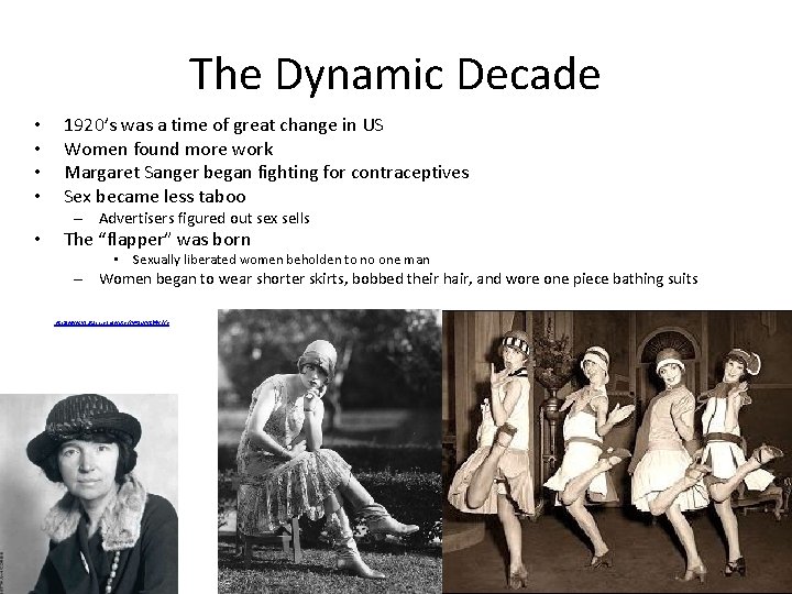 The Dynamic Decade • • 1920’s was a time of great change in US