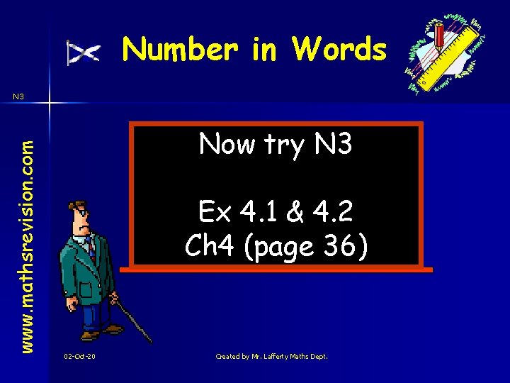 Number in Words www. mathsrevision. com N 3 Now try N 3 Ex 4.
