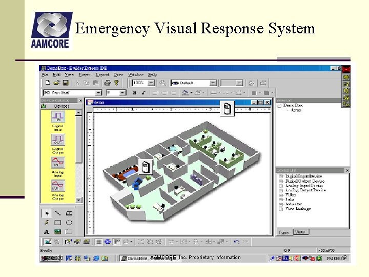 Emergency Visual Response System 10/2/2020 AAMCORE, Inc. Proprietary Information 13 