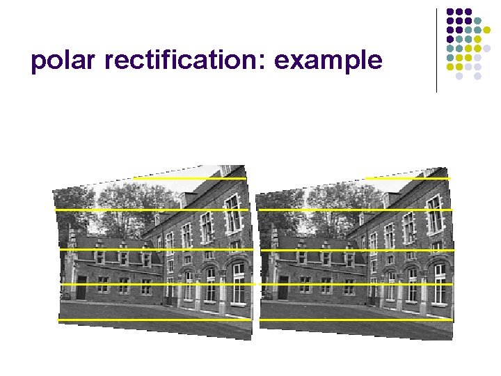 polar rectification: example 