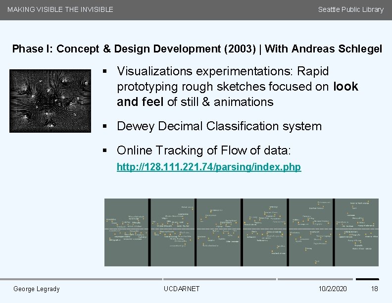 MAKING VISIBLE THE INVISIBLE Seattle Public Library Phase I: Concept & Design Development (2003)