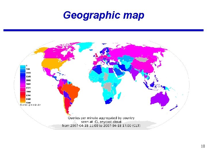 Geographic map 10 