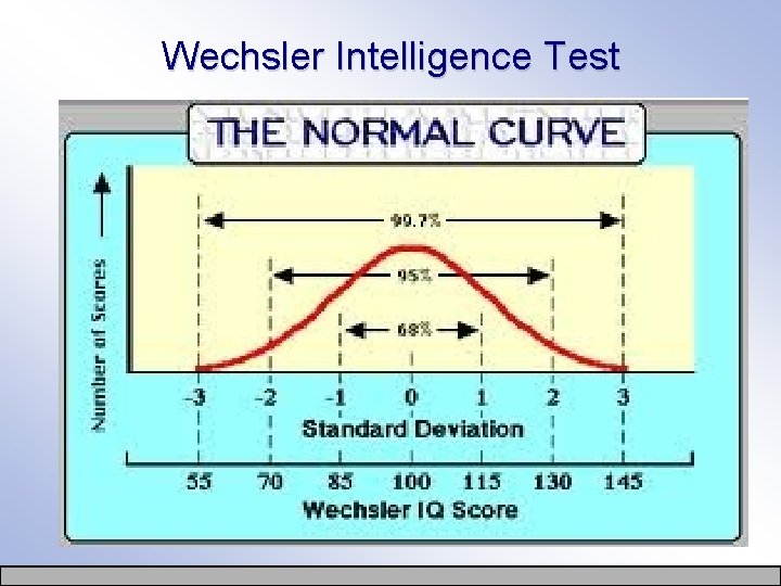 Wechsler Intelligence Test 