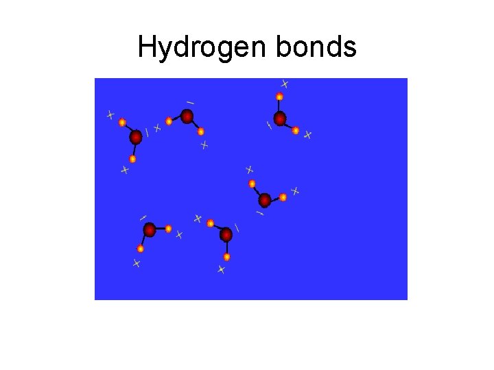 Hydrogen bonds 