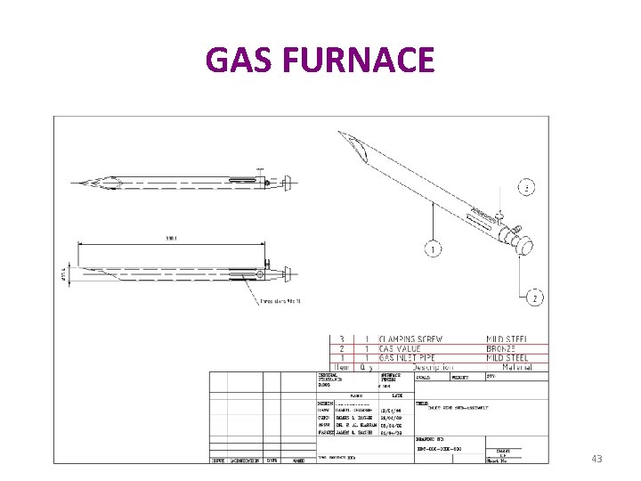 GAS FURNACE 43 
