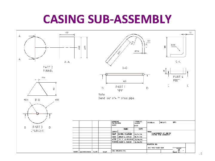 CASING SUB-ASSEMBLY 46 