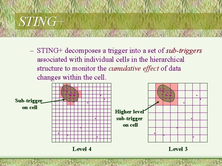 STING+ – STING+ decomposes a trigger into a set of sub-triggers associated with individual