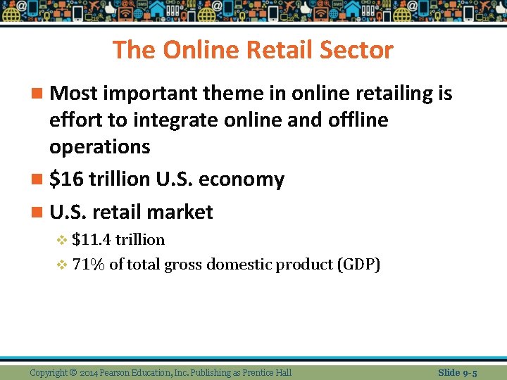 The Online Retail Sector n Most important theme in online retailing is effort to