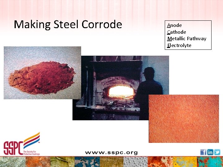 Making Steel Corrode Anode Cathode Metallic Pathway Electrolyte 