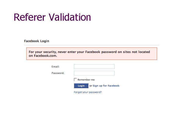 Referer Validation 