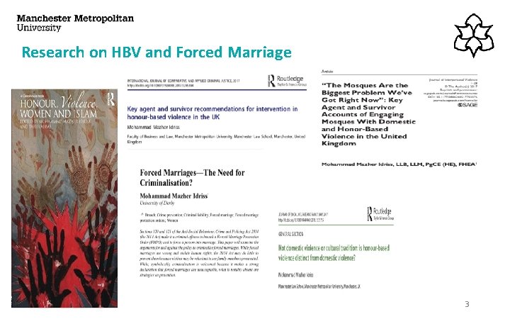 Research on HBV and Forced Marriage 3 