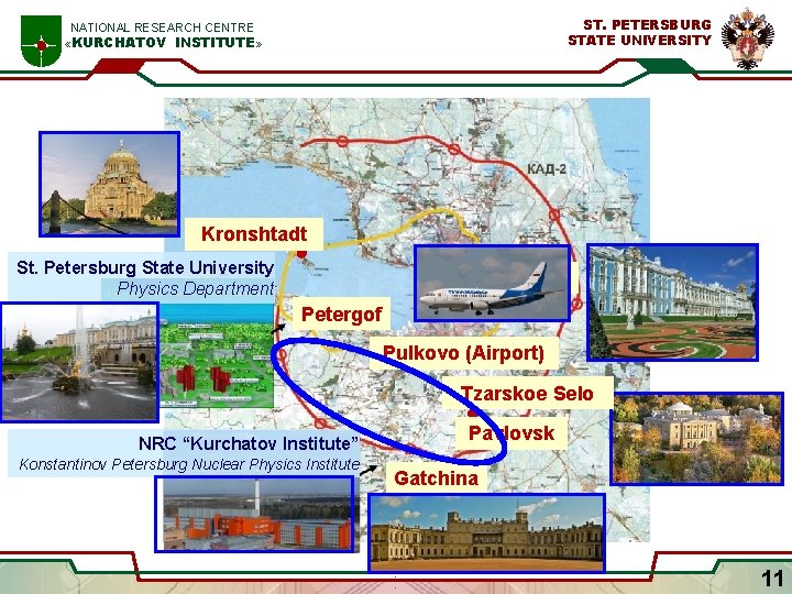 ST. PETERSBURG STATE UNIVERSITY NATIONAL RESEARCH CENTRE «KURCHATOV INSTITUTE» Kronshtadt St. Petersburg State University
