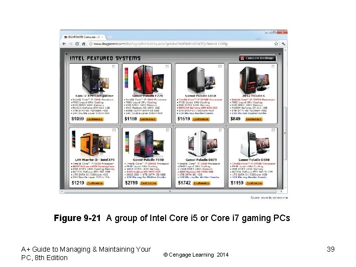 Figure 9 -21 A group of Intel Core i 5 or Core i 7