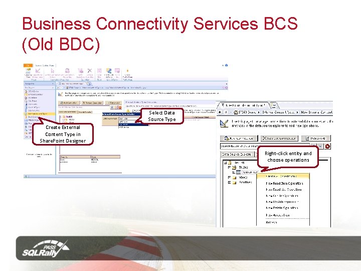 Business Connectivity Services BCS (Old BDC) Select Data Source Type Create External Content Type