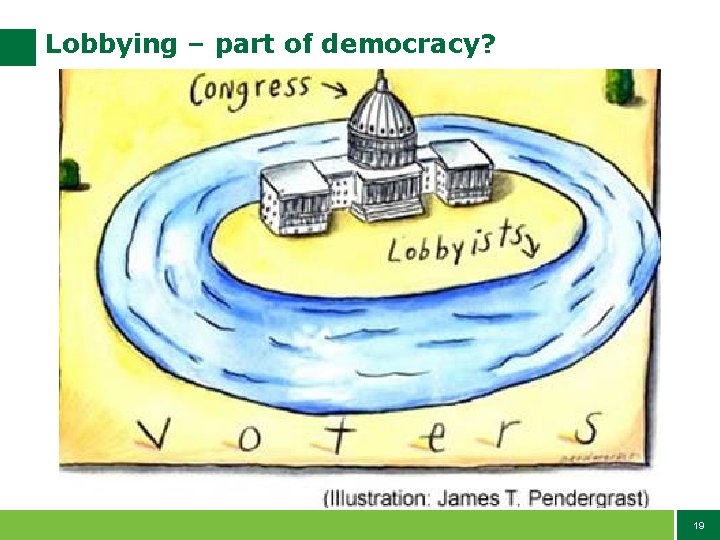 Lobbying – part of democracy? 19 