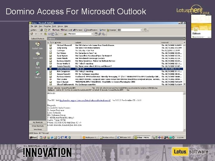 Domino Access For Microsoft Outlook 