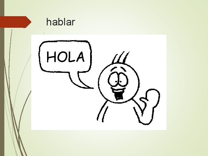 hablar 