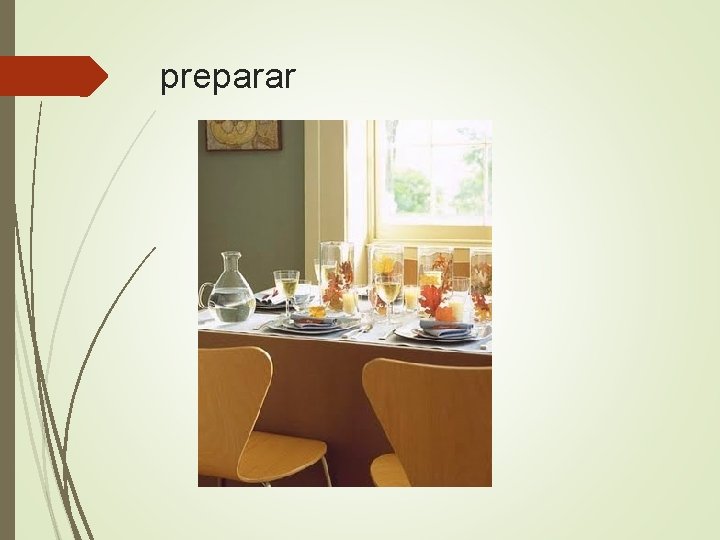 preparar 