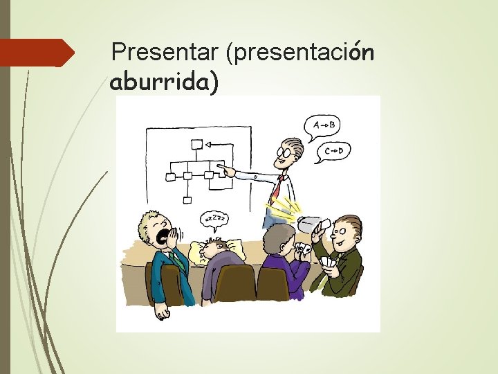 Presentar (presentación aburrida) 