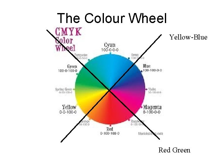 The Colour Wheel Yellow-Blue Red Green 