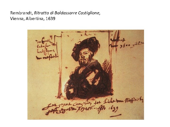 Rembrandt, Ritratto di Baldassarre Castiglione, Vienna, Albertina, 1639 