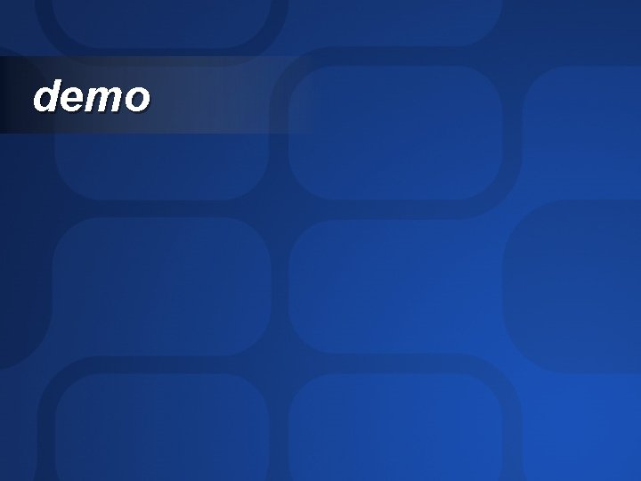 demo 