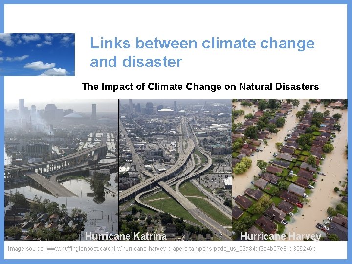 Links between climate change and disaster The Impact of Climate Change on Natural Disasters