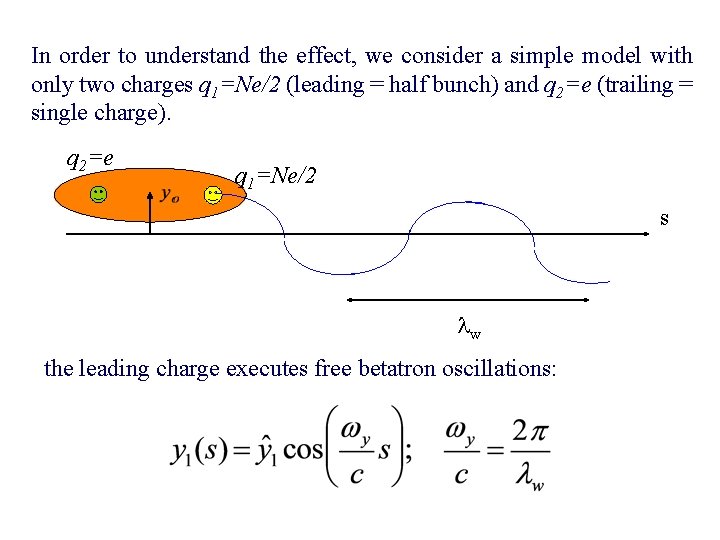 In order to understand the effect, we consider a simple model with only two