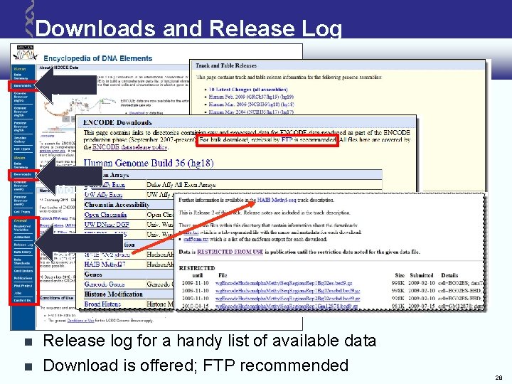 Downloads and Release Log Human Mouse Release log for a handy list of available Downloads and Release Log Human Mouse Release log for a handy list of available