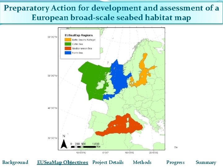 Preparatory Action for development and assessment of a European broad-scale seabed habitat map Background