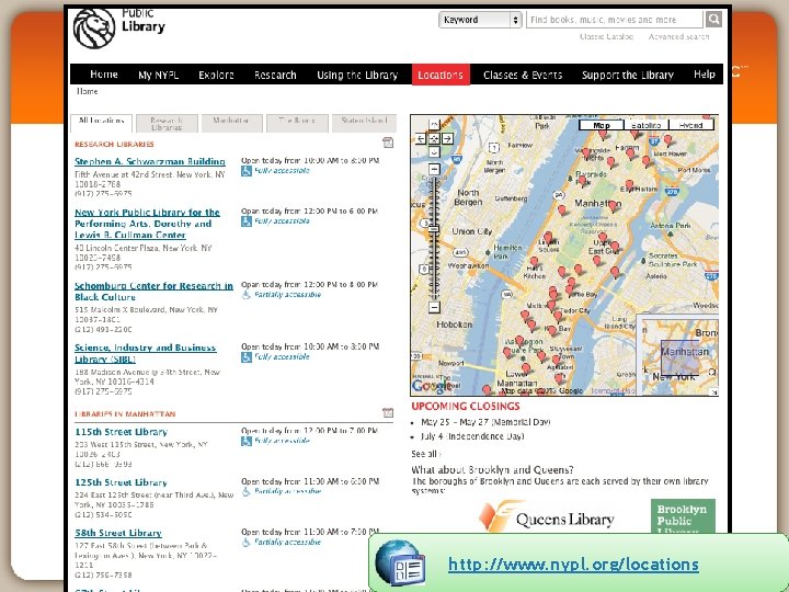 http: //www. nypl. org/locations 
