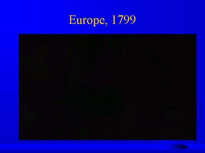 Europe, 1799 