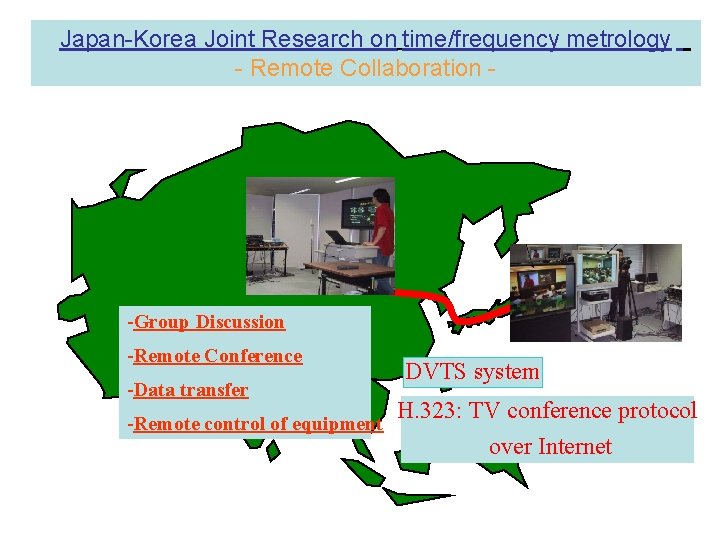 Japan-Korea Joint Research on time/frequency metrology - Remote Collaboration - -Group Discussion -Remote Conference