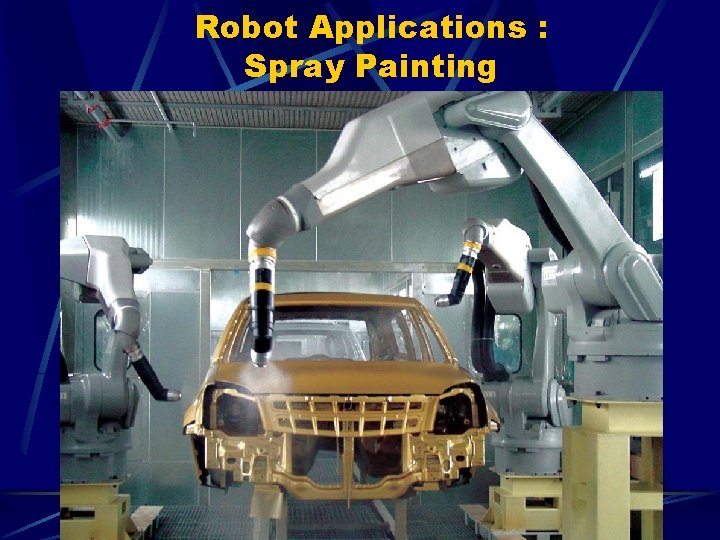 Robot Applications : Spray Painting 