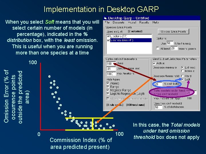 Implementation in Desktop GARP When you select Soft means that you will select certain