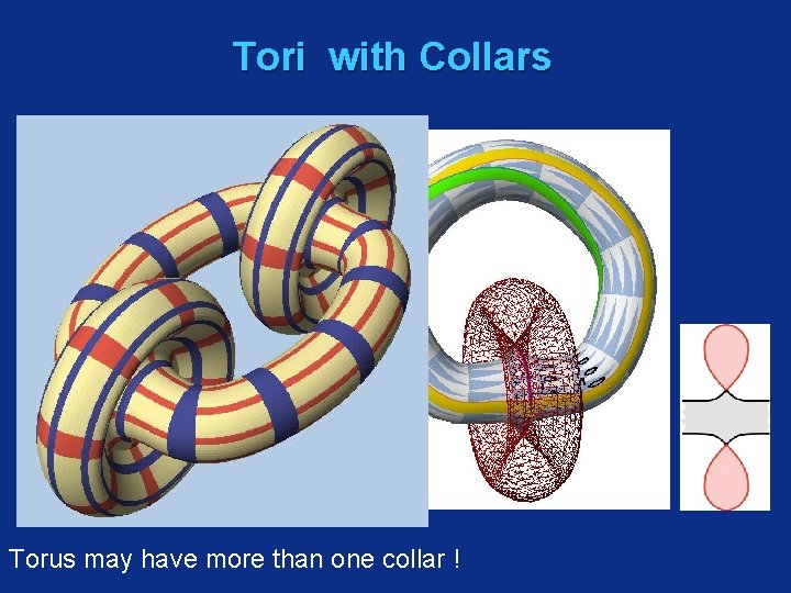 Tori with Collars Torus may have more than one collar ! 