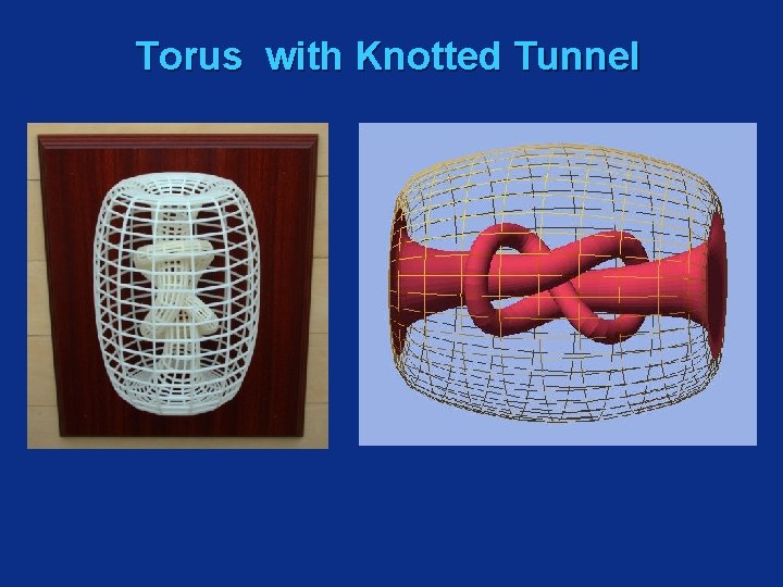 Torus with Knotted Tunnel 